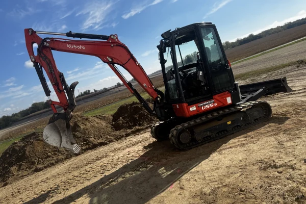 Dirt grading and site preparation in Addison, Michigan