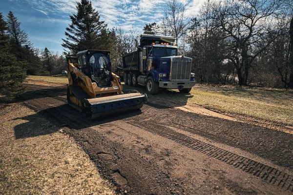 professional dirt work grading vandercook lake mi